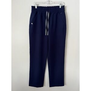 FIGS Technical Collection Women's Scrub Pants Joggers Sz Med Navy Blue Straight